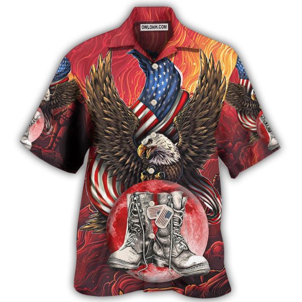 Veteran Boots Never Underestimate - Hawaiian Shirt Jezsport.com