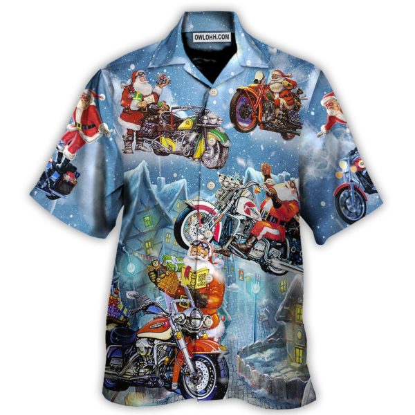 Christmas Santa Driving Happy Holidays - Hawaiian Shirt Jezsport.com