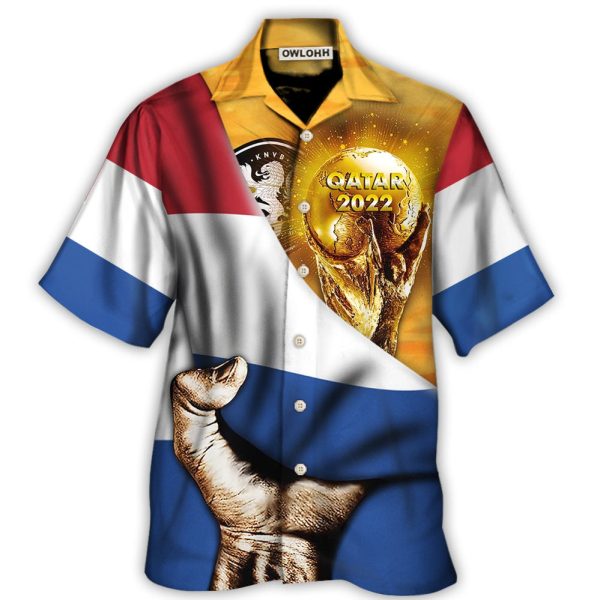 World Cup Qatar 2022 Netherlands Will Be The Champion Flag Vintage - Hawaiian Shirt Jezsport.com