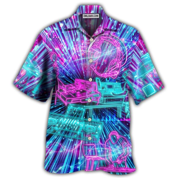 Audio Engineer Neon Style - Hawaiian Shirt Jezsport.com