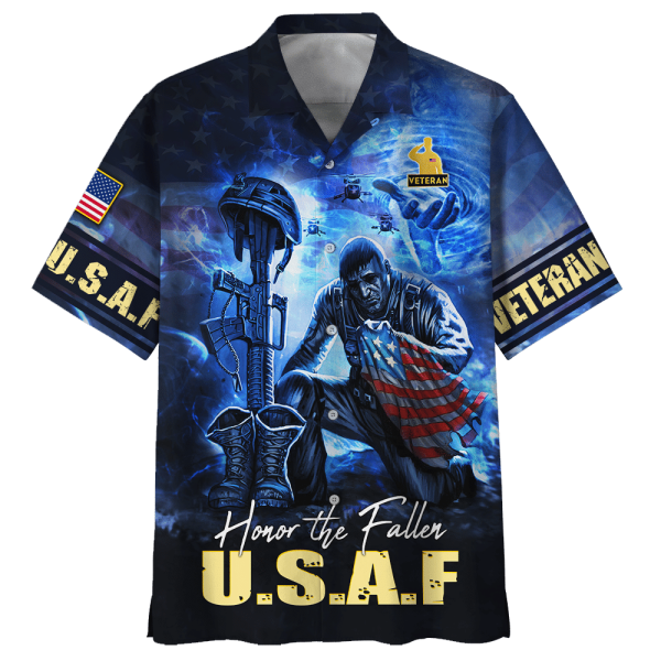 Air Force Honor The Fallor U.S.A.F Hawaiian Shirt Jezsport.com