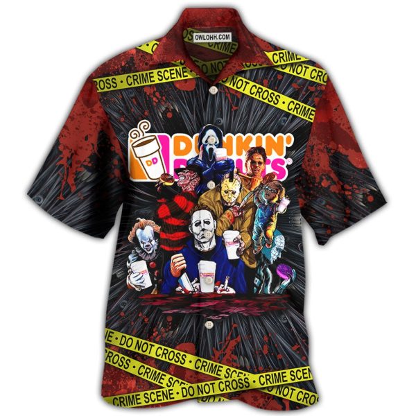 Horror Movie Characters Funny - Hawaiian Shirt Jezsport.com