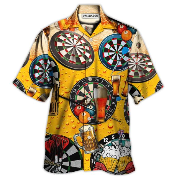 Dart And Beer Love Life Style - Hawaiian Shirt Jezsport.com