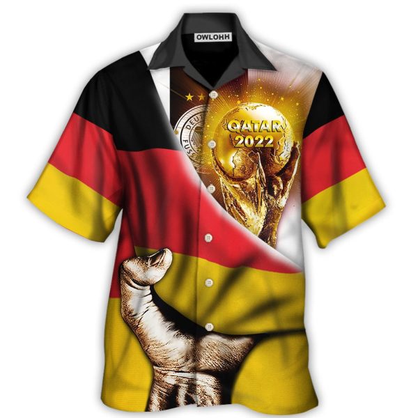 World Cup Qatar 2022 Germany Will Be The Champion Flag Vintage - Hawaiian Shirt Jezsport.com