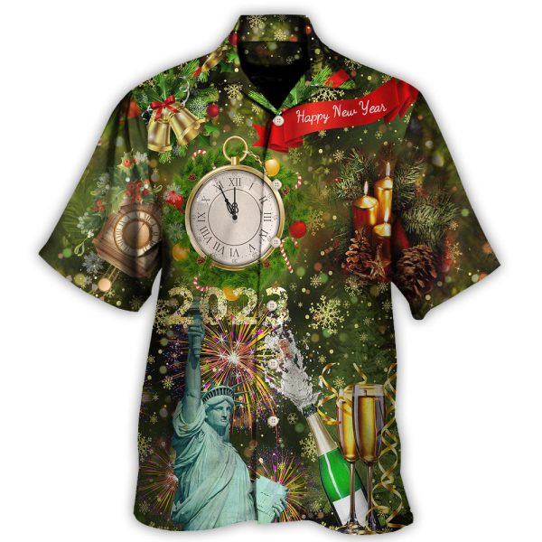 America 2023 Happy New Year Night - Hawaiian Shirt Jezsport.com