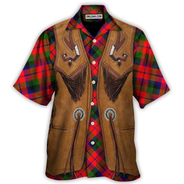 Christmas Santa Vintage Fringe Leather Suede Vest - Hawaiian Shirt Jezsport.com