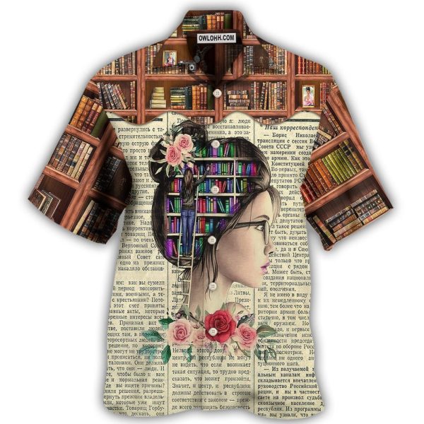 Book Lover And Into The Book Store I Go - Hawaiian Shirt Jezsport.com