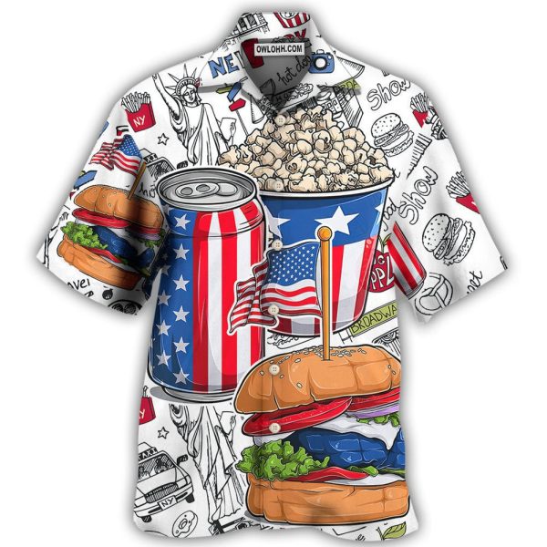 Food Independence Day - Hawaiian Shirt Jezsport.com