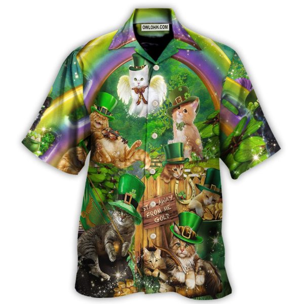 Irish Cat Happy St Patrick's Day - Hawaiian Shirt Jezsport.com