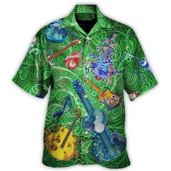 Music Melody Of Time Guitar It Is Magic - Hawaiian Shirt Jezsport.com