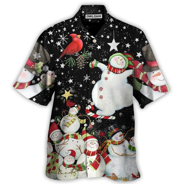 Christmas The World Of Christmas With Snowman - Hawaiian Shirt Jezsport.com