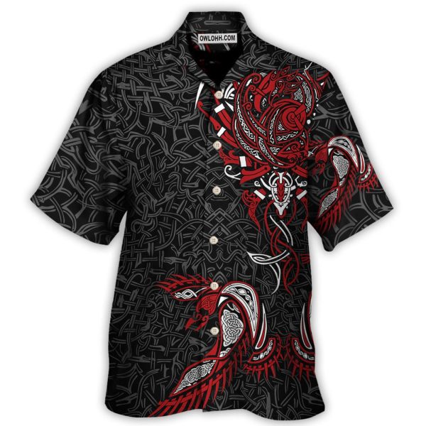 Viking War Raven Life Style - Hawaiian Shirt Jezsport.com