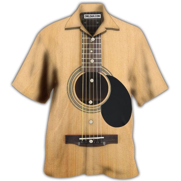 Guitar I Pet Dog I Play Guitar I Know Things - Hawaiian Shirt Jezsport.com