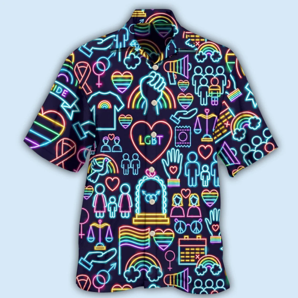 LGBT Pride Hawaiian Shirt Jezsport.com