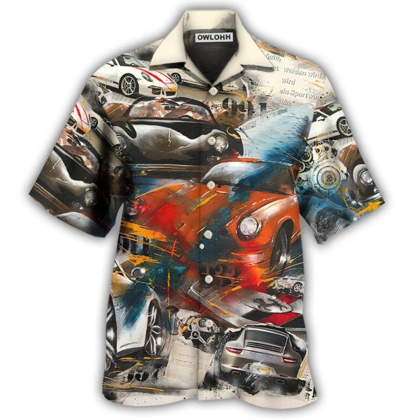 Car Racing Leading The Race - Hawaiian Shirt Jezsport.com