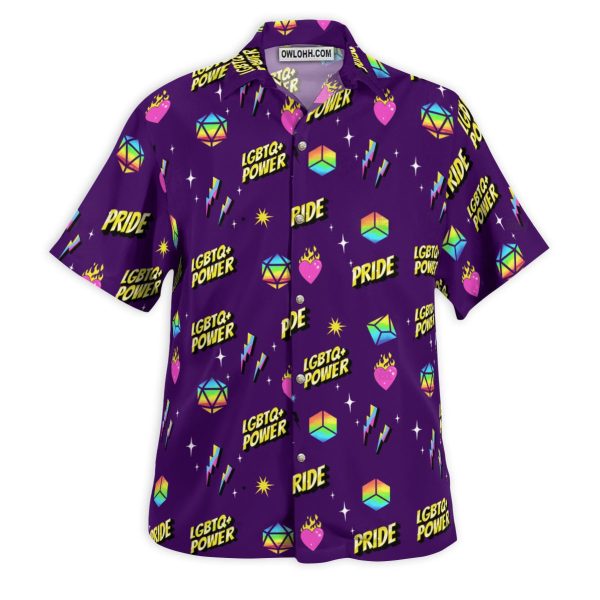 DnD LGBT Power Roll With Pride - Hawaiian Shirt Jezsport.com