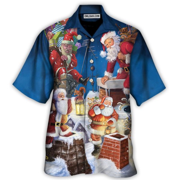 Christmas Santa The Way I Come - Hawaiian Shirt Jezsport.com