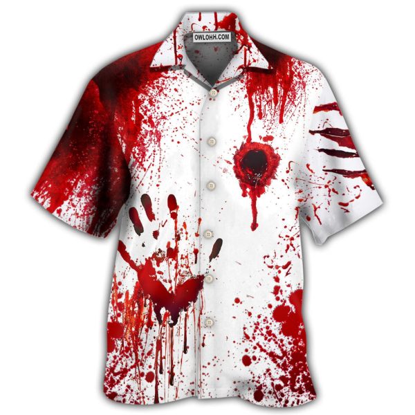 Halloween Blood They'll Never Find You - Hawaiian Shirt Jezsport.com