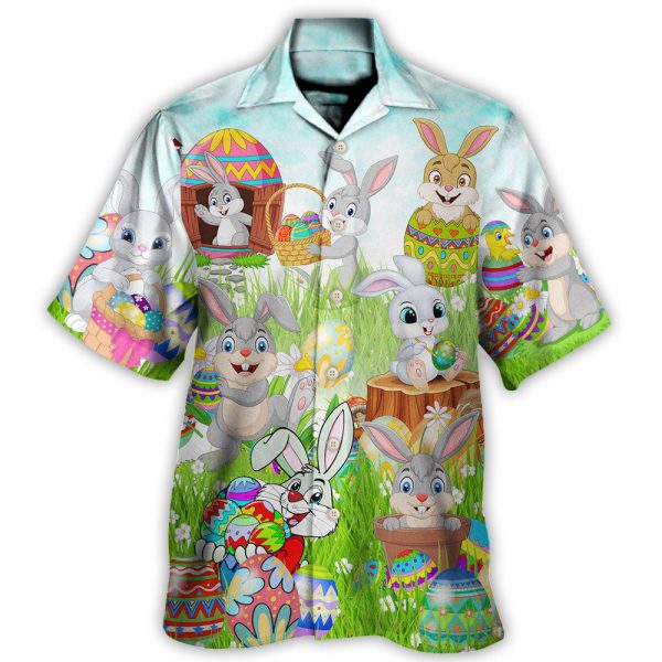 Easter Im So Egg Funny Rabbit - Hawaiian Shirt Jezsport.com