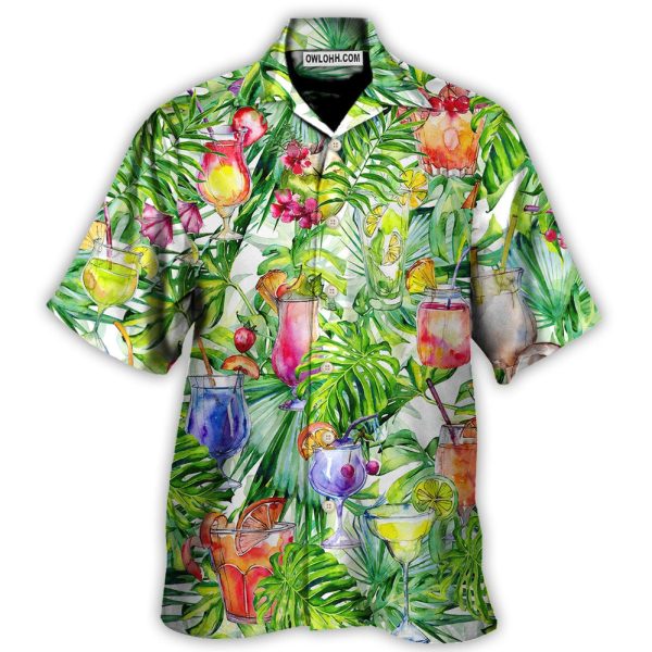 Cocktail Beach Drinks Bar Party - Hawaiian Shirt Jezsport.com