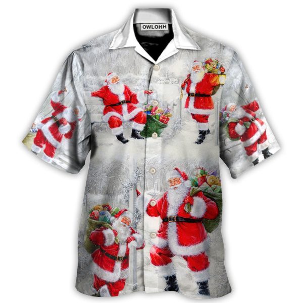 Christmas Santa Is Always With You Art Style - Hawaiian Shirt Jezsport.com