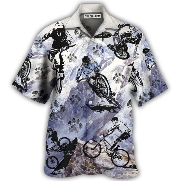 Bike I Like Dogs - Hawaiian Shirt Jezsport.com