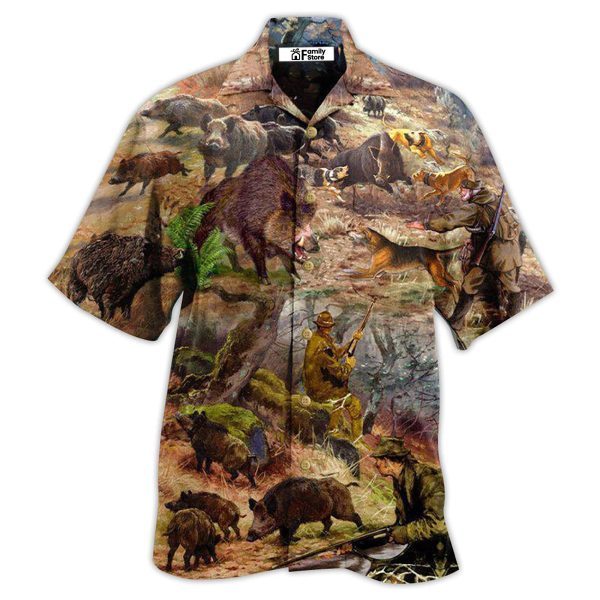 Hunting All Care About Is Hunting And Maybe 3 People - Hawaiian Shirt Jezsport.com