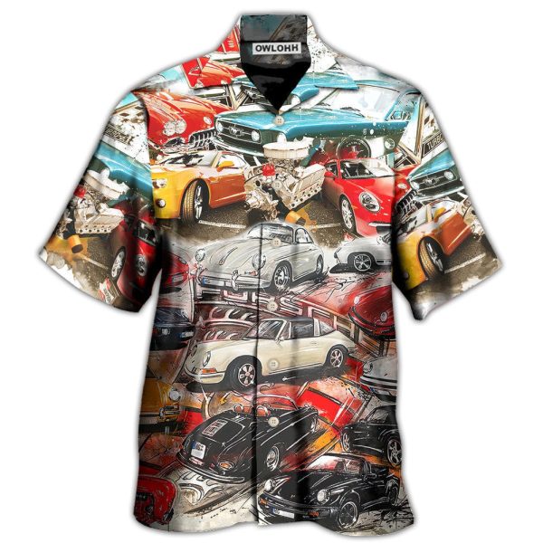 Car Retro Packed Vintage Style - Hawaiian Shirt Jezsport.com