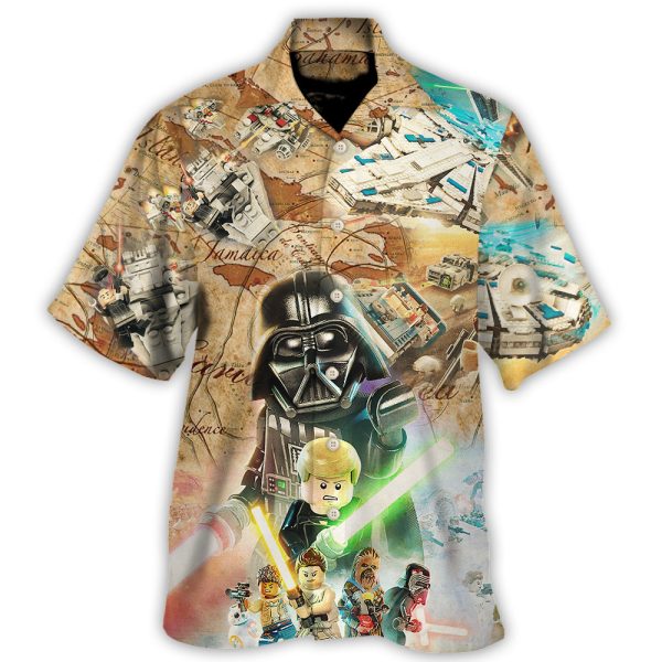 Starwars Lego Pirate Vintage Ship - Hawaiian Shirt Jezsport.com