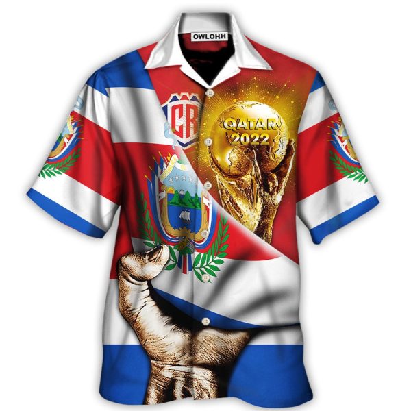 World Cup Qatar 2022 Costa Rica Will Be The Champion Flag Vintage - Hawaiian Shirt Jezsport.com