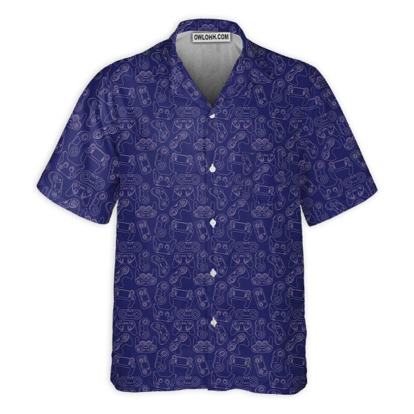 DnD Game Controller Purple Pattern - Hawaiian Shirt Jezsport.com