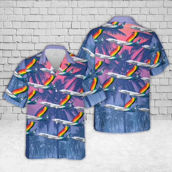 LGBT Alaska Fly With Pride Hawaiian Shirt Jezsport.com