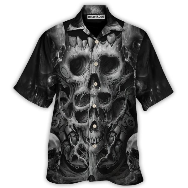 Skull Dark Inner Demons - Hawaiian Shirt Jezsport.com