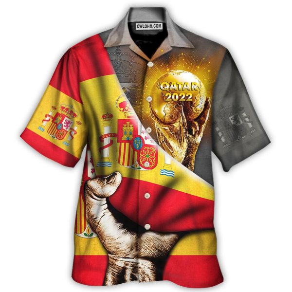 World Cup Qatar 2022 Spain Will Be The Champion - Hawaiian Shirt Jezsport.com