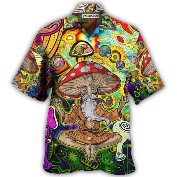 Hippie Mushroom Witch Colorful - Hawaiian Shirt Jezsport.com