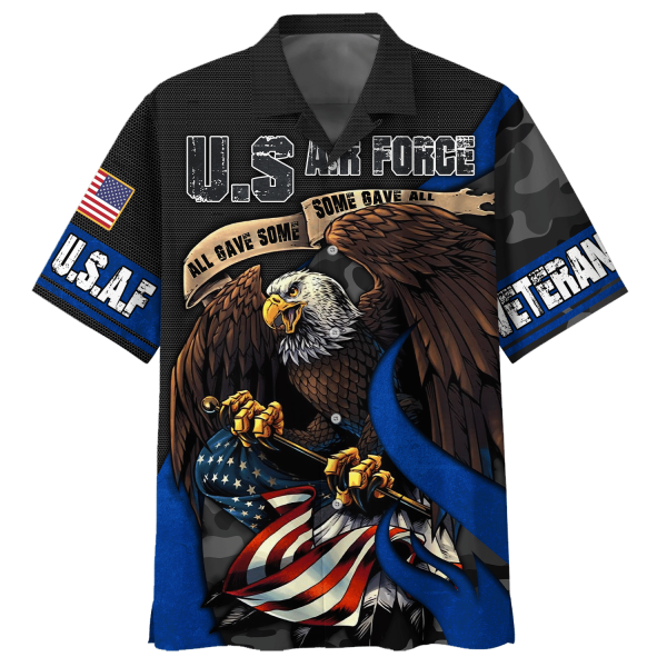 Air Force Wingspan Eagle Some Gave All Hawaiian Shirt Jezsport.com