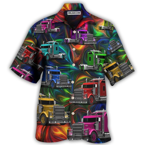 Truck Amazing Colorful Life - Hawaiian Shirt Jezsport.com