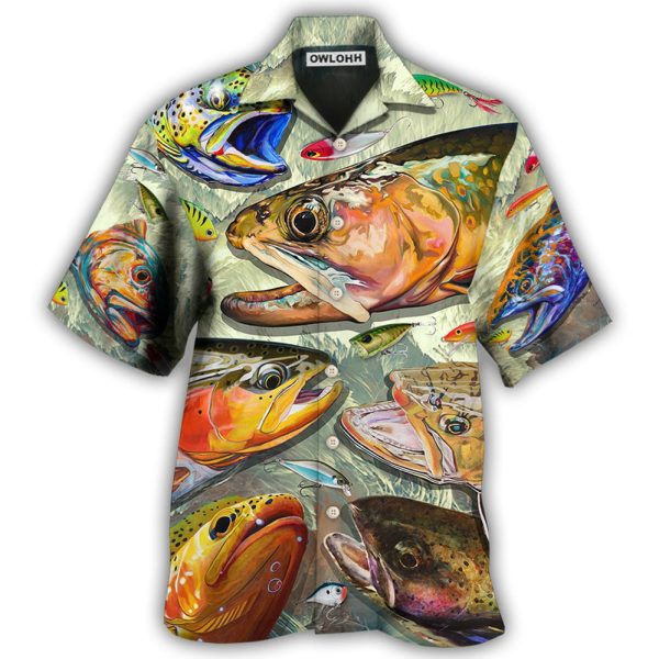 Fishing Is My Life Art Style - Hawaiian Shirt Jezsport.com