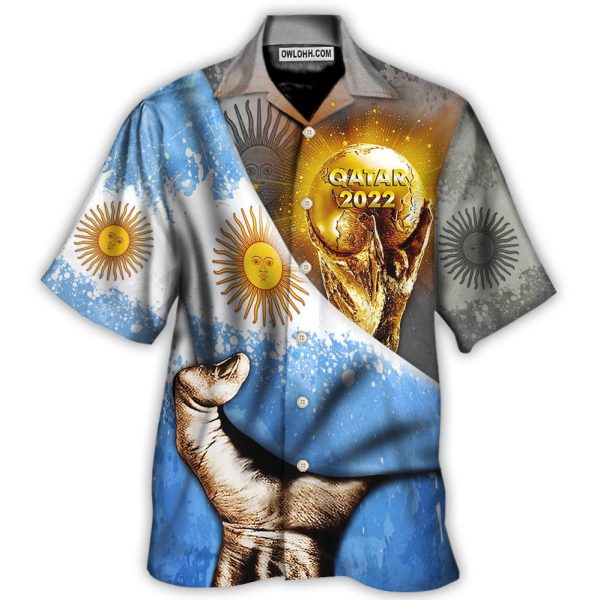 World Cup Qatar 2022 Argentina Will Be The Champion - Hawaiian Shirt Jezsport.com