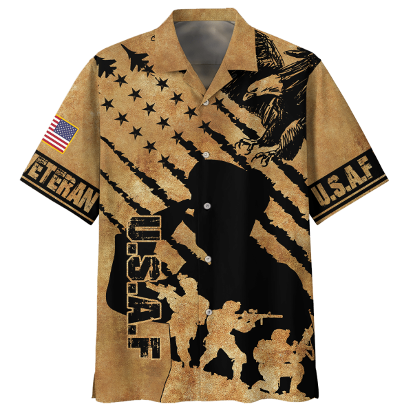 Air Force U.S.A.F Soldier Hawaiian Shirt Jezsport.com