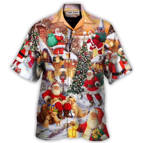 Christmas Santa Claus Story In The Town Gift For Xmas - Hawaiian Shirt Jezsport.com