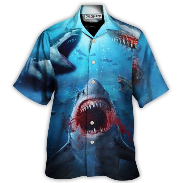 Shark Bites You in the Red Sea - Hawaiian Shirt Jezsport.com