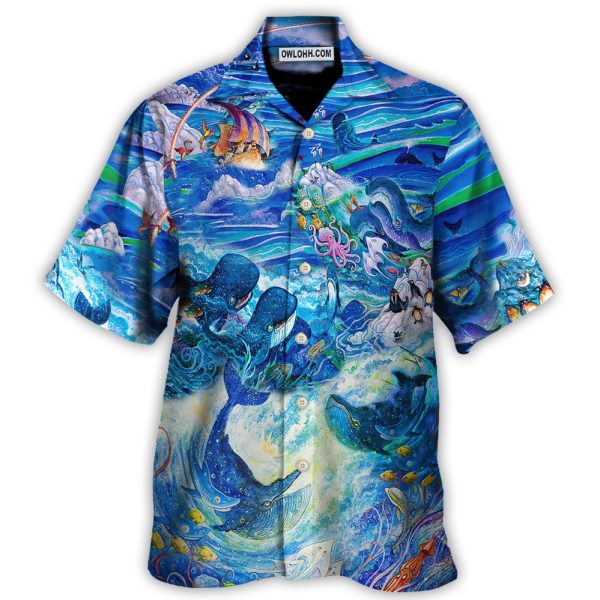 Shark Enjoy Amazing Adventure - Hawaiian Shirt Jezsport.com