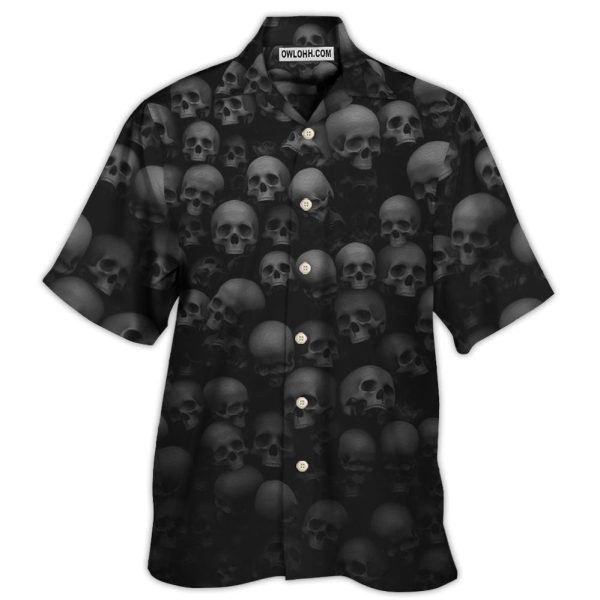 Skull Let Them Go To Hell - Hawaiian Shirt Jezsport.com