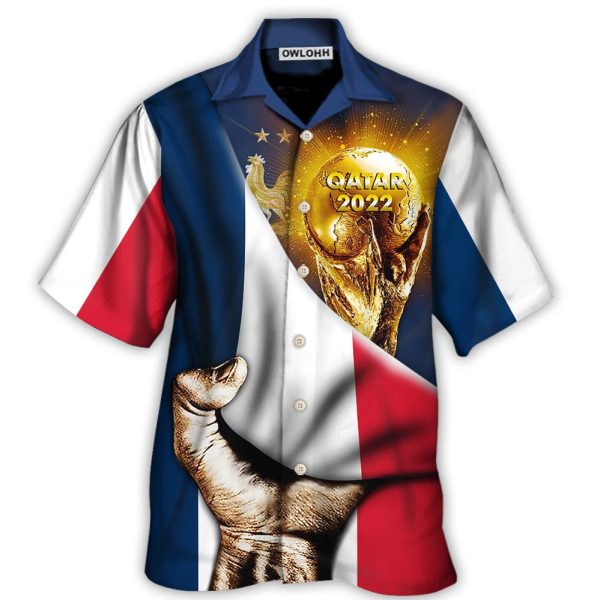 World Cup Qatar 2022 France Will Be The Champion Flag Vintage - Hawaiian Shirt Jezsport.com