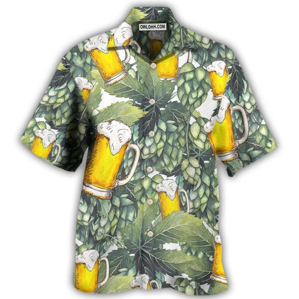 Beer Craft Beer And Hops - Hawaiian Shirt Jezsport.com