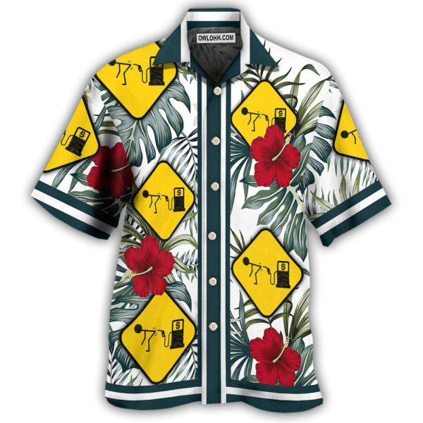 Gas Pump Get Screwed Funny Tropical - Hawaiian Shirt Jezsport.com