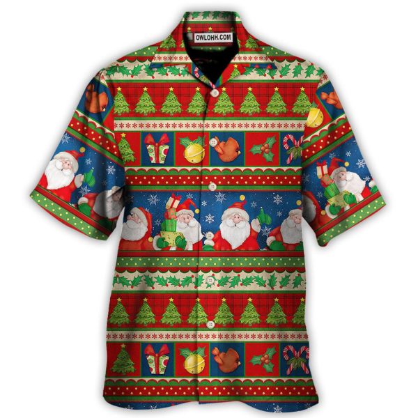 Christmas Santa Claus Happy Xmas - Hawaiian Shirt Jezsport.com