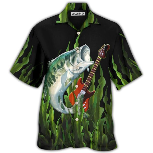 Fishing I Like Fishing And Guitars - Hawaiian Shirt Jezsport.com