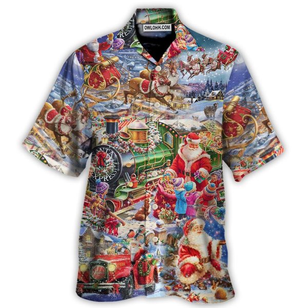 Christmas Joy Love Peace Family Laughter - Hawaiian Shirt Jezsport.com